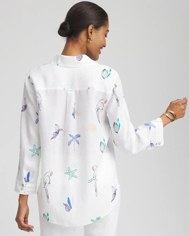 No Iron Island Linen Shirt - image 3